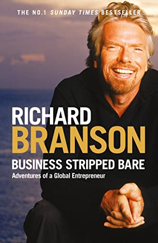 Book cover featuring Richard Branson, smiling, with yellow title text.