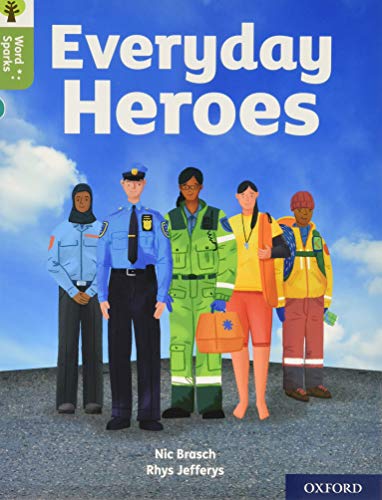 Book cover depicting diverse emergency workers against a blue sky.