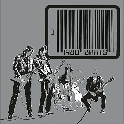 1980 Brats vinyl album cover with a band photo and barcode.