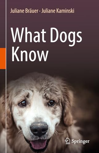Book cover: "What Dogs Know" with a golden retriever’s face.