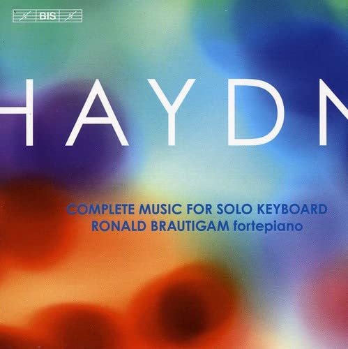 CD cover for Haydn’s complete keyboard music performed by Brautigam.