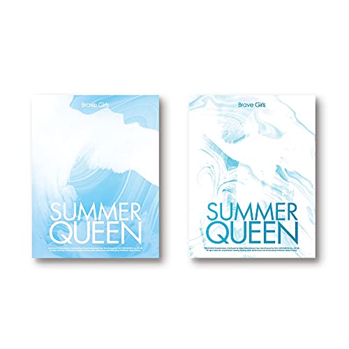Two Brave Girls “Summer Queen” CD jewel cases with marbled blue covers.