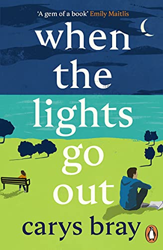 Book cover: "When the Lights Go Out" by Carys Bray, with figures in silhouette.