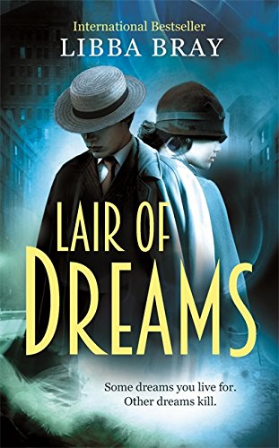 Book cover featuring two figures in 1920s attire against a city backdrop.
