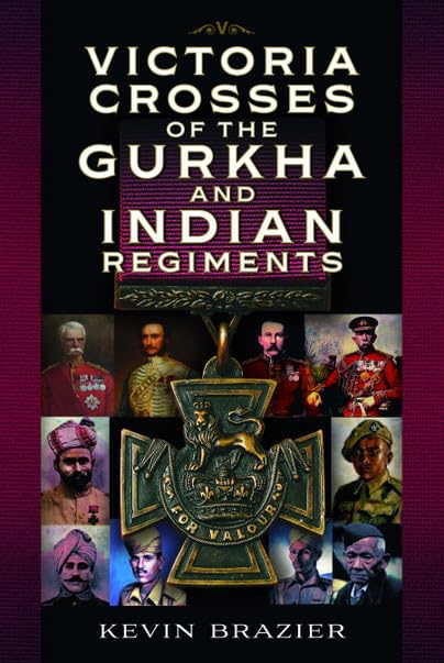 Book cover featuring portraits of military personnel and a Victoria Cross.