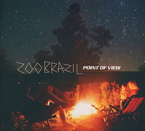 CD cover featuring a campfire at night under a starry sky with silhouettes.