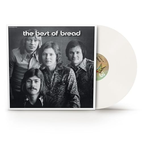 The Best of Bread" vinyl record with band photo and white disc.