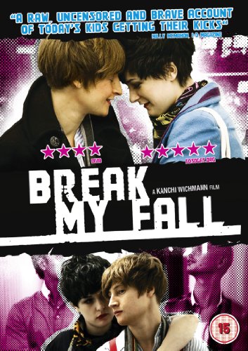 DVD cover for "Break My Fall" featuring two young men in close-up.