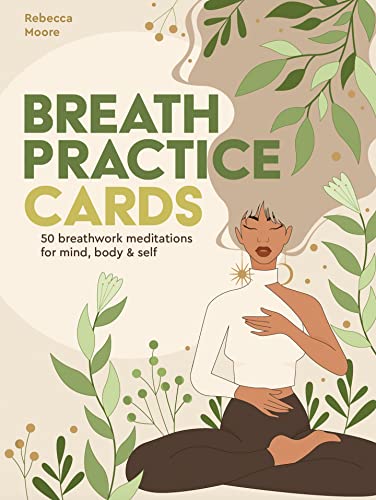 Book cover with illustration of a woman meditating amongst foliage.