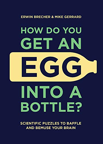 Book cover with yellow egg-shaped bottle illustration and teal text.