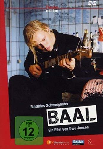 DVD case with a cover, titled "Brecht:baal", in a slim plastic packaging.