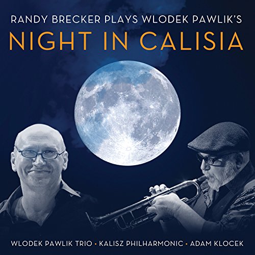 CD cover featuring a full moon, Wlodek Pawlik, and Randy Brecker playing a trumpet.