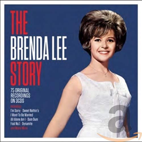 CD cover for "The Brenda Lee Story" featuring a portrait of Brenda Lee.