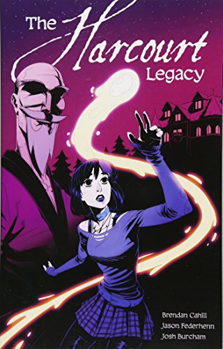 Book cover: man and woman with a spooky house background.