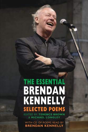 Book cover featuring poet Brendan Kennelly smiling, with title and author name.