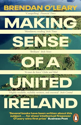 Book cover: “Making Sense of a United Ireland” with island image.