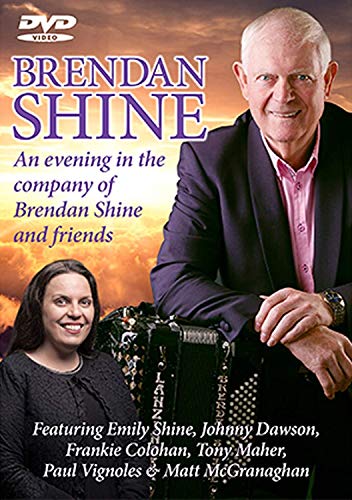 DVD cover featuring Brendan Shine, musicians, and a concert performance.