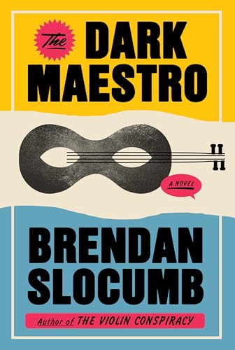 Book cover: "The Dark Maestro" with a guitar and author name.