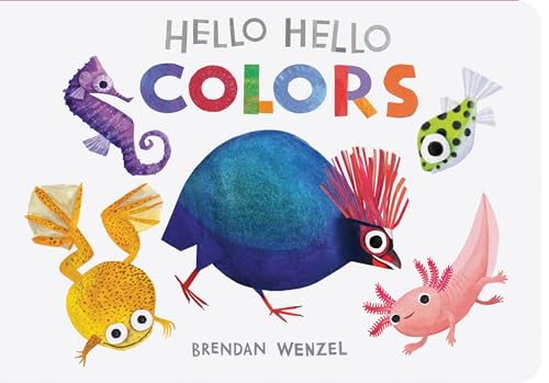 Book cover with colorful illustrations of sea creatures and a bird.