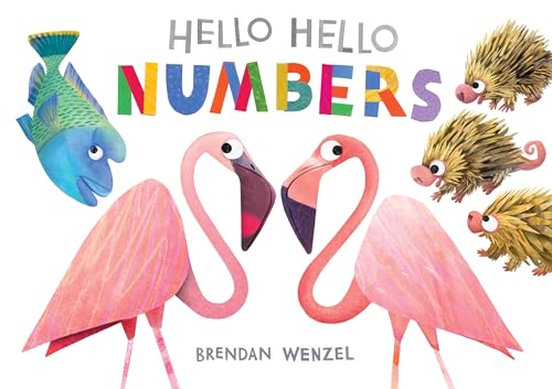 Book cover with colorful illustrations of animals and the word "NUMBERS".