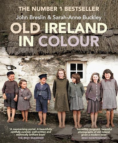Book cover: "Old Ireland in Colour" featuring children in front of a cottage.