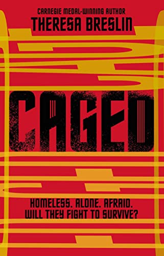 Red book cover with bold yellow and black text reading "CAGED".