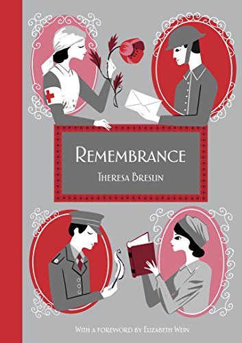 "Book cover with gray background, red accents, and illustrations of people in uniform."