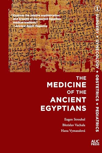 Book cover: “The Medicine of the Ancient Egyptians,” red background, hieroglyphs.