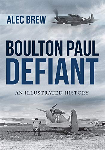 Book cover featuring a Boulton Paul Defiant aircraft in flight and on the ground.