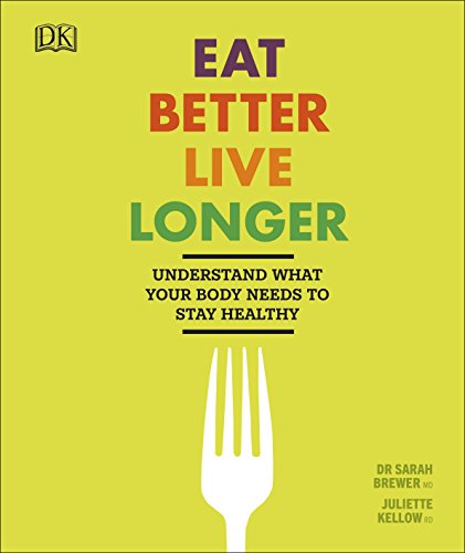 Book cover with yellow background, title text, and a white fork graphic at bottom.