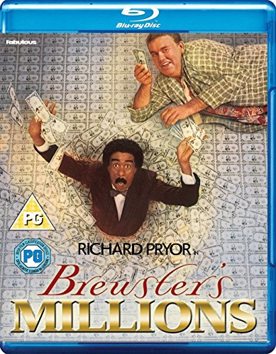 Richard Pryor and John Candy surrounded by money on a Blu-ray cover.