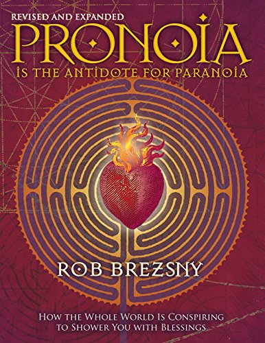 Book cover with a red heart inside an orange spiral labyrinth.