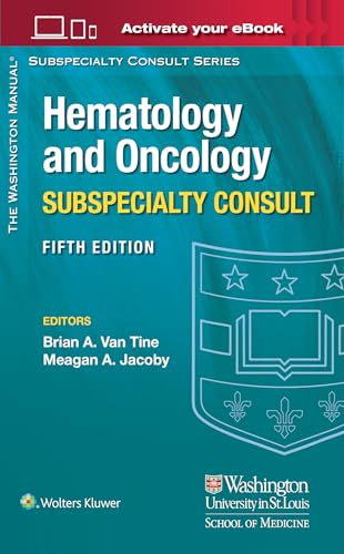 Cover of “The Washington Manual Hematology and Oncology” fifth edition textbook.