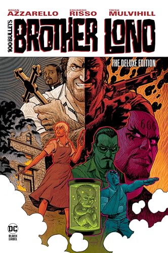 Comic book cover: “Brother Lono” featuring divided character portraits and imagery.