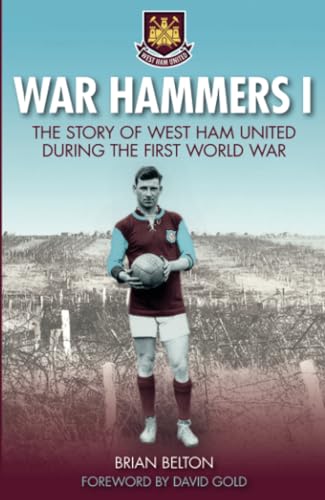 Book cover: "War Hammers I" depicting a footballer in wartime.