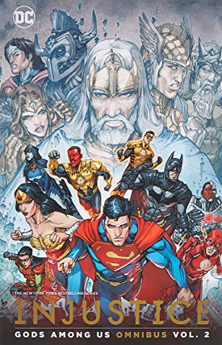 Cover of "Injustice: Gods Among Us Omnibus Volume 2" comic book.