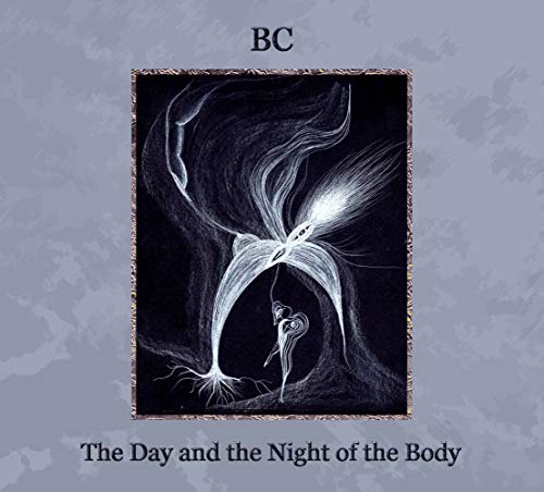 Album cover featuring a white abstract line drawing on a black background.