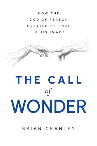 Book cover with hands reaching, title "The Call of Wonder" and author name.