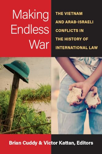 Book cover: "Making Endless War" with images of war and hands holding rocks.