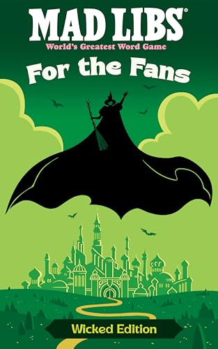 Mad Libs book cover featuring the Wicked Witch of the West and Oz.