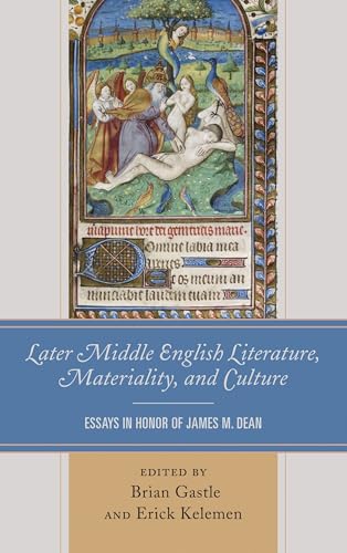Book cover: illuminated manuscript detail with title "Later Middle English Literature".