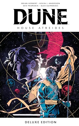 Cover of "Dune: House Atreides" graphic novel with character portraits.