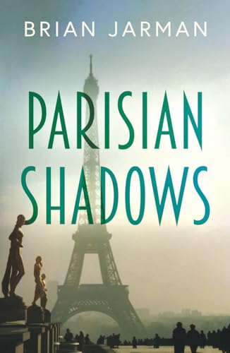 Book cover with the Eiffel Tower and statues in foreground.