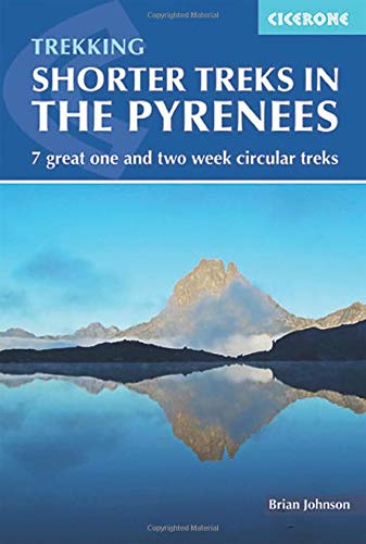 Book cover featuring a mountain reflected in a lake with the title Shorter Treks.