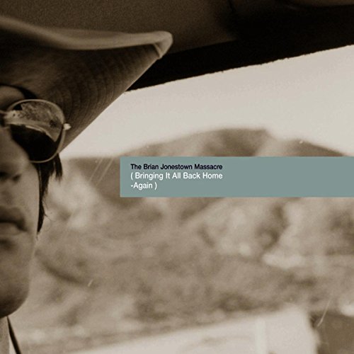 Album cover for The Brian Jonestown Massacre, sepia toned portrait.