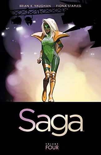 The image is a comic book cover featuring a green-skinned woman with blonde hair.