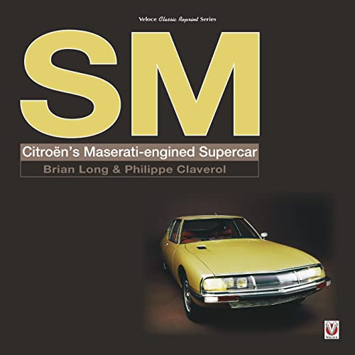 Book cover featuring a gold Citroën SM supercar with headlight detail.
