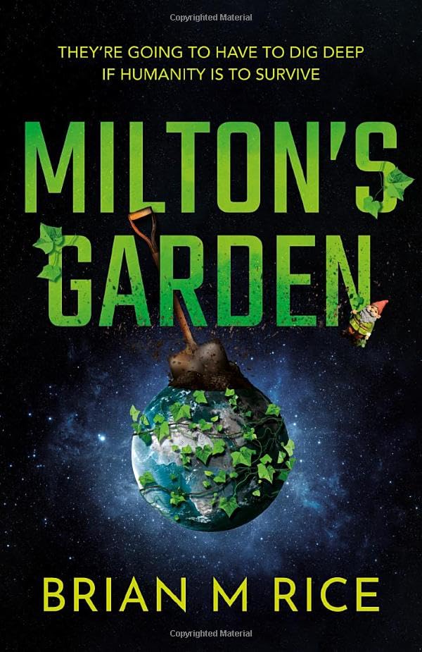 Book cover: Earth as a garden globe, with a figure digging within.