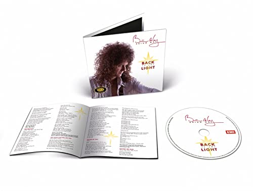 Brian May "Back To The Light" CD, open booklet, and disc shown.
