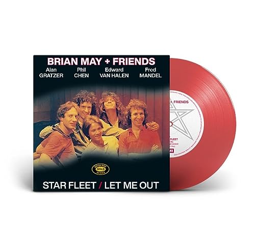 Album cover for Brian May + Friends' "Star Fleet Project" vinyl record.